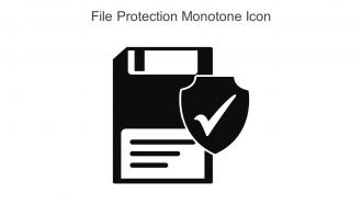 File Protection Monotone Icon In Powerpoint Pptx Png And Editable Eps Format
