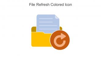 File Refresh Colored Icon In Powerpoint Pptx Png And Editable Eps Format