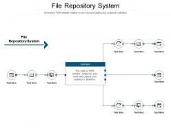 File repository system ppt powerpoint presentation icon structure cpb