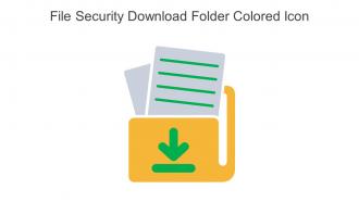 File Security Download Folder Colored Icon In Powerpoint Pptx Png And Editable Eps Format