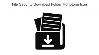 File Security Download Folder Monotone Icon In Powerpoint Pptx Png And Editable Eps Format
