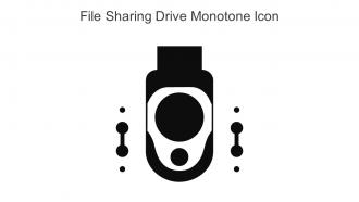 File Sharing Drive Monotone Icon In Powerpoint Pptx Png And Editable Eps Format