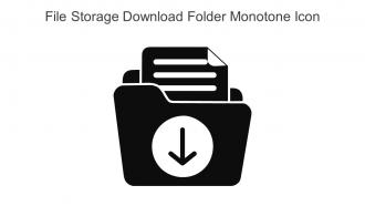 File Storage Download Folder Monotone Icon In Powerpoint Pptx Png And Editable Eps Format