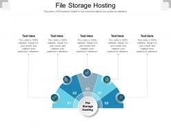 File storage hosting ppt powerpoint presentation gallery infographics cpb