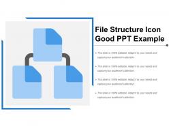 File structure icon good ppt example