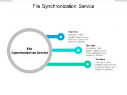 File synchronization service ppt powerpoint presentation model templates cpb