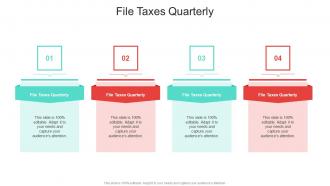 File Taxes Quarterly In Powerpoint And Google Slides Cpb