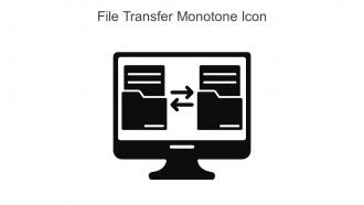 File Transfer Monotone Icon In Powerpoint Pptx Png And Editable Eps Format