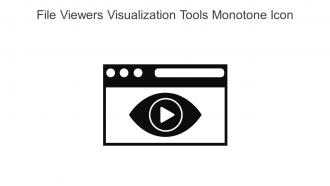 File Viewers Visualization Tools Monotone Icon In Powerpoint Pptx Png And Editable Eps Format