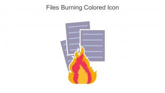 Files Burning Colored Icon In Powerpoint Pptx Png And Editable Eps Format