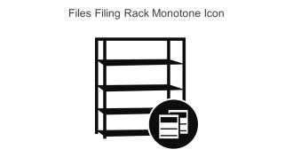 Files Filing Rack Monotone Icon In Powerpoint Pptx Png And Editable Eps Format