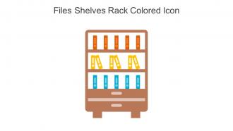 Files Shelves Rack Colored Icon In Powerpoint Pptx Png And Editable Eps Format