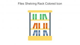 Files Shelving Rack Colored Icon In Powerpoint Pptx Png And Editable Eps Format