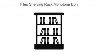 Files Shelving Rack Monotone Icon In Powerpoint Pptx Png And Editable Eps Format