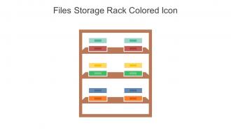Files Storage Rack Colored Icon In Powerpoint Pptx Png And Editable Eps Format