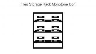 Files Storage Rack Monotone Icon In Powerpoint Pptx Png And Editable Eps Format