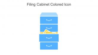Filing Cabinet Colored Icon In Powerpoint Pptx Png And Editable Eps Format