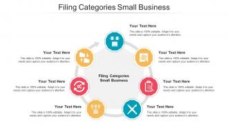 Filing categories small business ppt powerpoint presentation infographics samples cpb