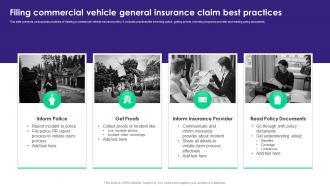 Filing Commercial Vehicle General Insurance Claim Best Practices