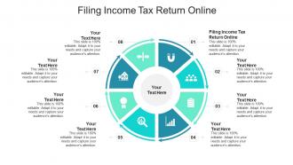 Filing income tax return online ppt powerpoint presentation professional example file cpb