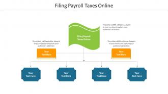 Filing payroll taxes online ppt powerpoint presentation show example introduction cpb
