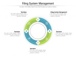 Filing system management ppt powerpoint presentation professional graphics cpb