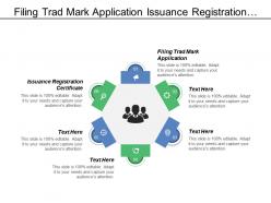 Filing trad mark application issuance registration certificate stability analysis