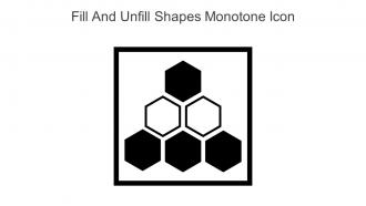Fill And Unfill Shapes Monotone Icon In Powerpoint Pptx Png And Editable Eps Format