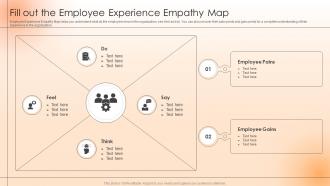 Fill Out The Employee Experience Empathy Strategies To Engage The Workforce And Keep Them Satisfied