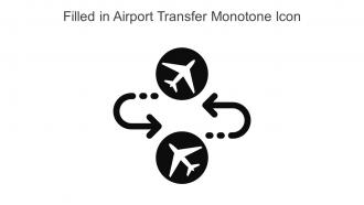 Filled In Airport Transfer Monotone Icon In Powerpoint Pptx Png And Editable Eps Format