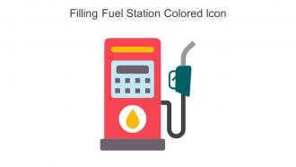 Filling Fuel Station Colored Icon In Powerpoint Pptx Png And Editable Eps Format