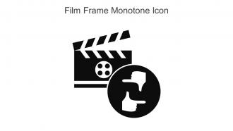 Film Frame Monotone Icon In Powerpoint Pptx Png And Editable Eps Format