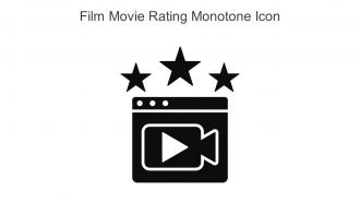 Film Movie Rating Monotone Icon In Powerpoint Pptx Png And Editable Eps Format