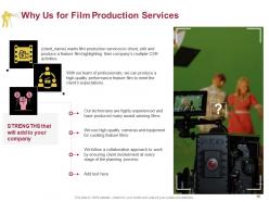 Film production proposal powerpoint presentation slides