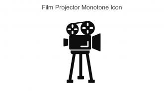 Film Projector Monotone Icon In Powerpoint Pptx Png And Editable Eps Format