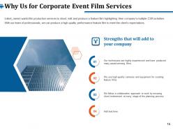 Film proposal for corporate event powerpoint presentation slides