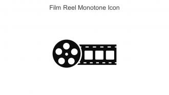 Film Reel Monotone Icon In Powerpoint Pptx Png And Editable Eps Format