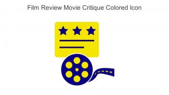 Film Review Movie Critique Colored Icon In Powerpoint Pptx Png And Editable Eps Format