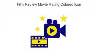 Film Review Movie Rating Colored Icon In Powerpoint Pptx Png And Editable Eps Format
