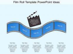 Film roll template powerpoint ideas