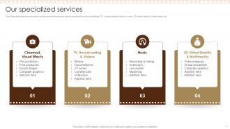 Film Studio Company Profile Powerpoint Presentation Slides