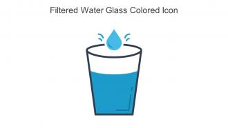 Filtered Water Glass Colored Icon In Powerpoint Pptx Png And Editable Eps Format