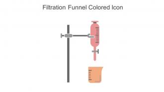 Filtration Funnel Colored Icon In Powerpoint Pptx Png And Editable Eps Format
