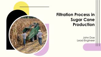 Filtration Process In Sugar Cane Production PPT Graphics AT