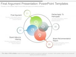 Final argument presentation powerpoint templates