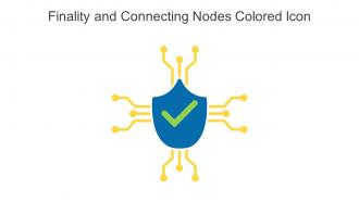 Finality And Connecting Nodes Colored Icon In Powerpoint Pptx Png And Editable Eps Format