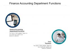 Finance accounting department functions ppt powerpoint presentation file mockup cpb
