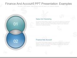 Finance and account ppt presentation examples