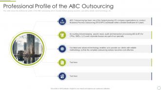 Finance and accounting business process professional profile abc outsourcing