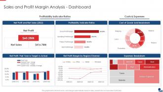 Finance And Accounting Sales And Profit Margin Analysis Dashboard